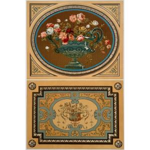 Panels For Overdoor. l'Architecture Privée Au XIXe Siècle. 1877