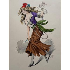 Costume Design. l'Ambigu-comique (le Drame). C.1910