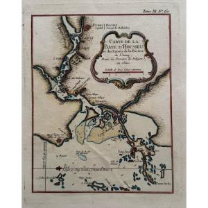 Map Of Hocsieu Bay (china). C. 1760
