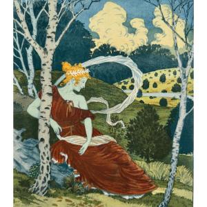 Dans Les Bois. l'Estampe Moderne. 1899