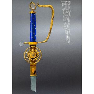 Gouache Painting Of A Goldsmith's Work.