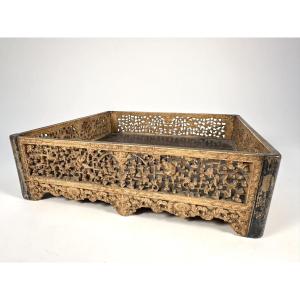 Carved Bone Tray - Betel Tray Vietnam