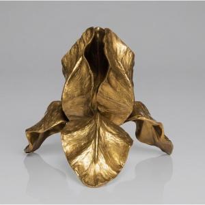 “iris” Lamp — Christiane Charles, Maison Charles, Circa 1965 - Bronze