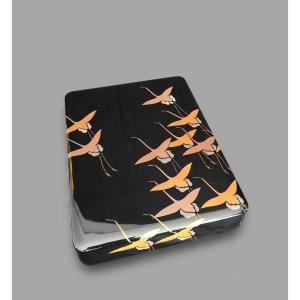 Japanese Lacquer Box – Fubako With Cranes.