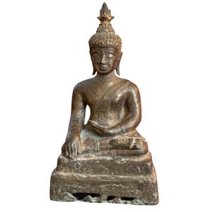 Seated Buddha In Meditation – Bronze – Thailand, 19th Century