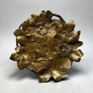 Ernest Sanglan - Thiébaut Frères Fumière & Cie, Art Nouveau Bronze Pocketknife, Ca 1900