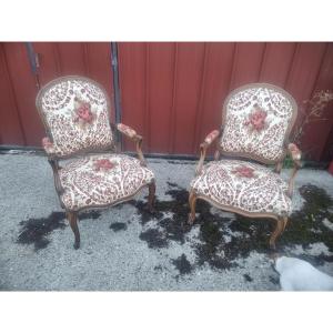 Pair Of 18th Century Style Armchairs