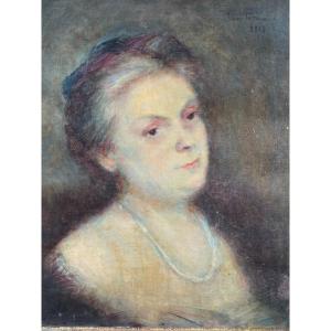 Jeanne Forain (1865 - 1954), Portrait Of Princess Galitzine. 1913