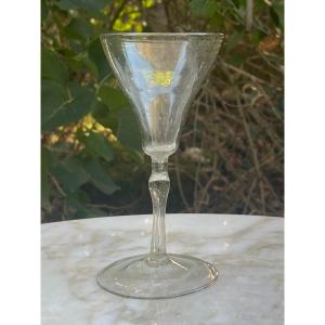 Stem Glass With Campaniform Cup, France, Late Seventeenth Century