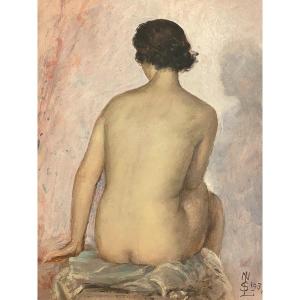 Neville Stephen Lytton (1879-1951) Female Nude & 1937
