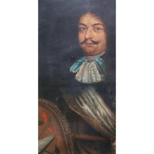 Portrait Of François Thiballier, Royal Navy, Wing Commander Of Louis XIV
