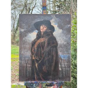 “the Baudelaire” Neville Stephen Lytton. Portrait Of Alexandra Fortel