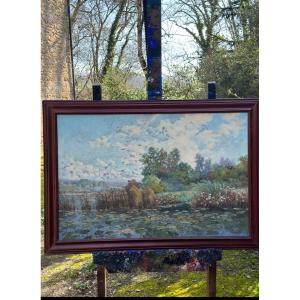 River Landscape - James Levin Henry (1855-1929) 