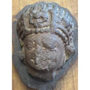 Head Of Bodhisattva. Gandharan Work, 34th Century.