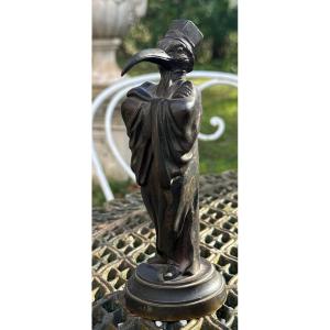 Caricature Of A Lawyer With A Bird's Head 