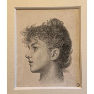 Portrait Of Diane, Profile Of A Young Woman