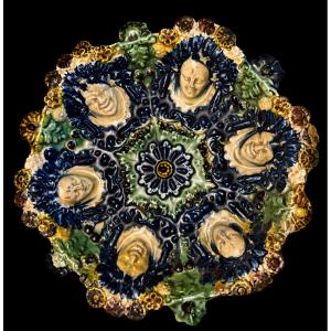 Ceramic Dish, Palissy Suite - Pré d'Auge / Vallée d'Auge