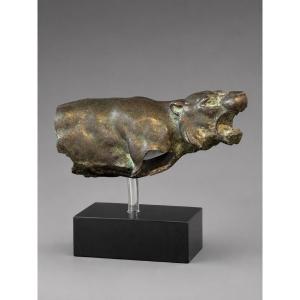 Bronze Lioness Fragment - Roman Period, 1st-3rd Century