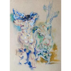 René Morere (1907-1942) Study Of Nudes And Postures