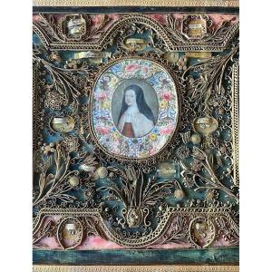 Paperolles Reliquary - XVIIIth Century