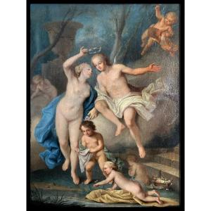 Zephyr And Flora By Jacopo Amigoni