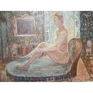 René Hamiot (1912-1975) "homage To Lachièze-rey"