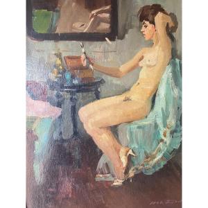 Sergei Babkov (1920-1993) "nude Model"