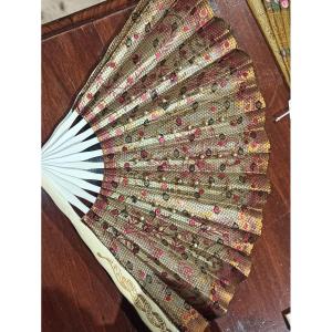 Advertising Fan From The Café De Paris Circa 1900