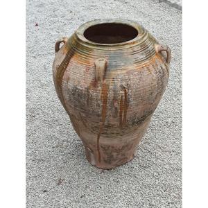 Catalan Oil Jar In Terracotta Circa 1880