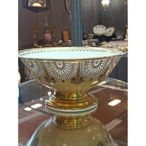 A Footed Porcelain Bowl From The Paris Period, Signed By Marc Schoelcher 
