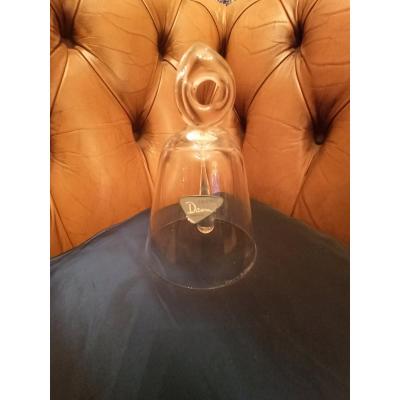 Daum Crystal Table Bell Around 1950