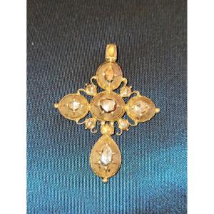 Norman Cross In Silver And Roses Late XVIII