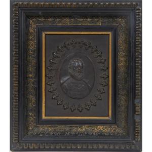 Portrait In Medallion Of Henry IV (1840-1850)