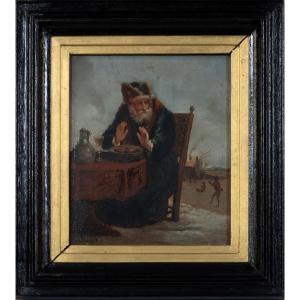 The Allegory Of Winter, Attributed To Eugène Auger, Signed (1870-1890)