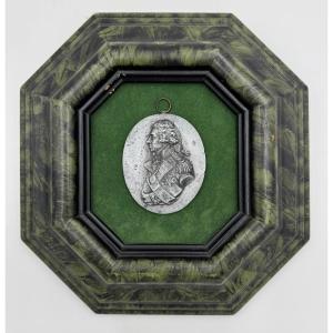 Portret Medallion Of Lord Horatio Nelson (19th Century)
