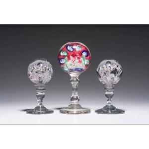 Collections Of Paperweights Or Wig Balls (19th Century)