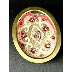 Oval Reliquary With Nine Holy Martyrs With Episcopal Seal, 18th–19th Century
