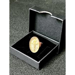Gold Reliquary Ring 
