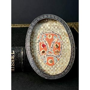 Reliquary Containing 7 Relics Of Fathers And Doctors Of The Church – Italy – Late 17th Century 