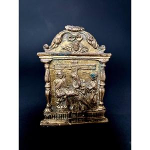 Gilt Bronze Kiss Of Peace – Castile (spain) – Circa 1525-1550