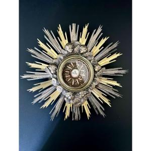 Reliquary With 11 Relics And Radiant Decoration, 18th Century