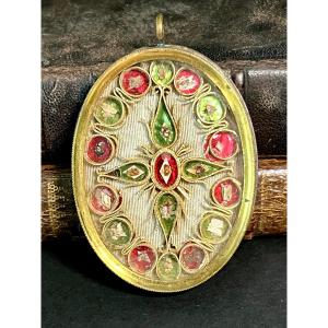 Reliquary Containing 19 Relics, Including A Relic Of The True Cross - Italy - 19th Century