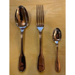 Christofle “versailles” 36 Pieces New In Closed Blisters
