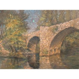 Post-impressionist Pastel – Early 20th Century