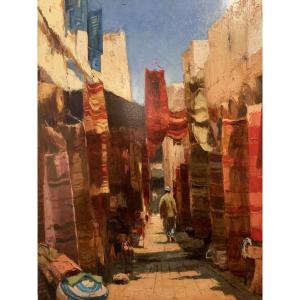 Carpets In Essaouira – Stéphane Javier (1963 - )