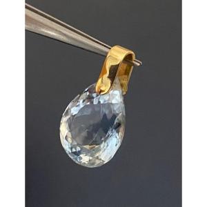Gold And Topaz Pendant