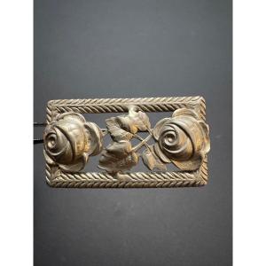 Art Nouveau: Silver Brooch