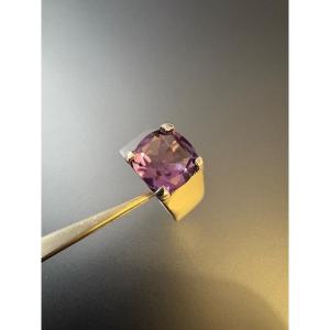 Vintage: Ring In 925/1000 Silver And Amethyst.