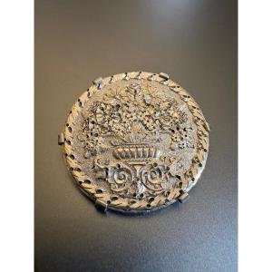 Antique Silver Brooch 800/1000 Eme.