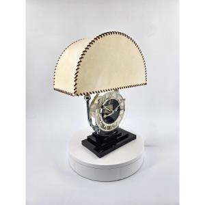 Ato Clock / 2 Bulb Lamp